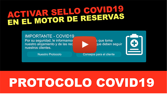 Activar sello protocolo Covid19 en motor de reservas Misterplan