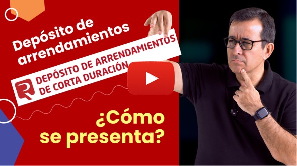 Depósito de arrendamientos de corta duración.